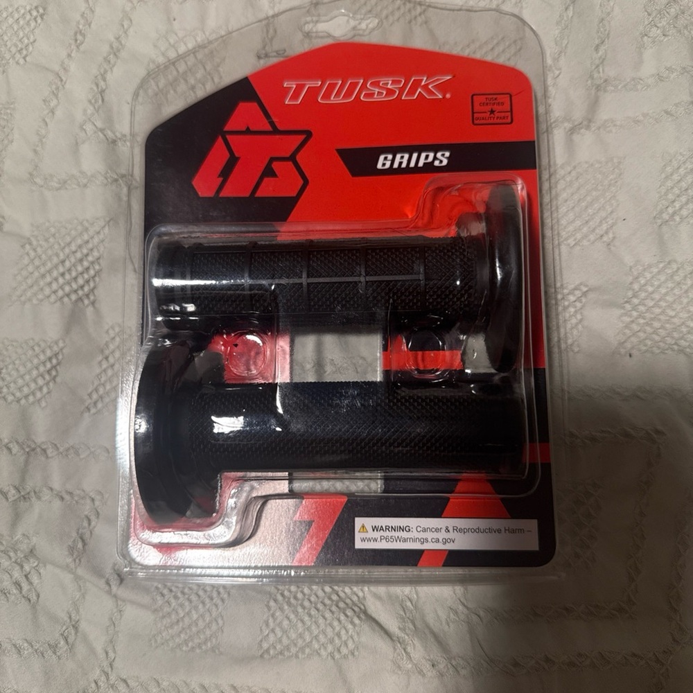 Tusk Black Motorcycle Grips